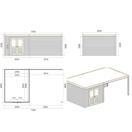 Sora 700 L Classic 7.06x4.09 m