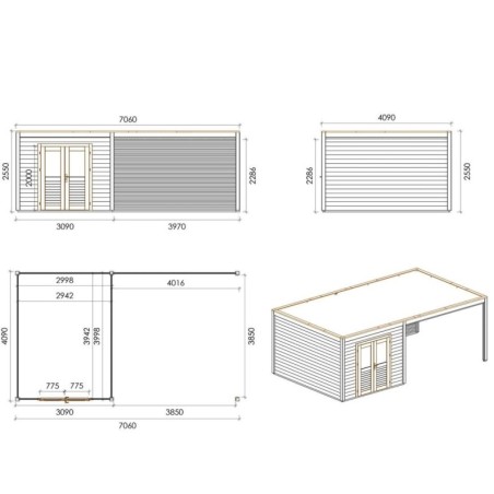 Sora 700 L Robust 7.06x4.09 m