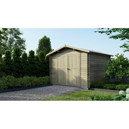 Tuinhuis Bremen 300x300 cm | 28mm | Geïmpregneerd