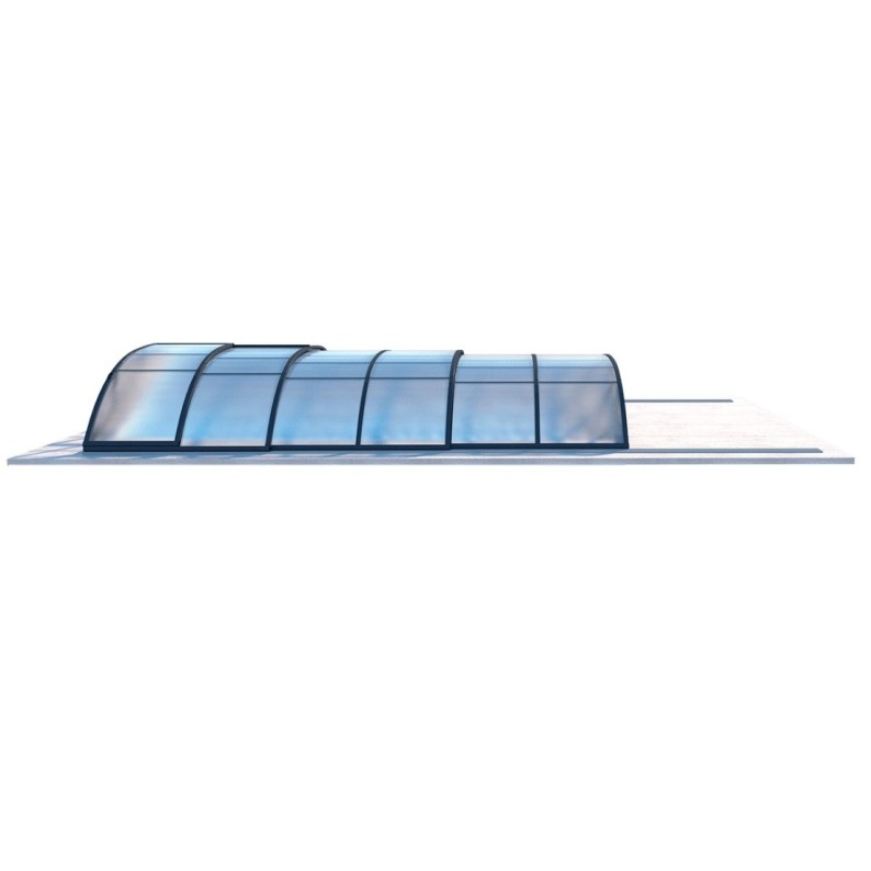 Zwembadoverkapping Horizon – 4.33x2.52 m – poliwęglan komorowy 8 mm – voor zwembad BAS7302. BAS7303