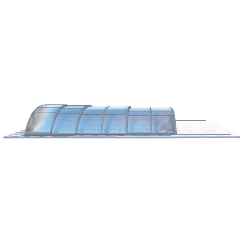 Zwembadoverkapping Horizon – 5.95x3.08 m – poliwęglan komorowy 8 mm – voor zwembad BAS7305