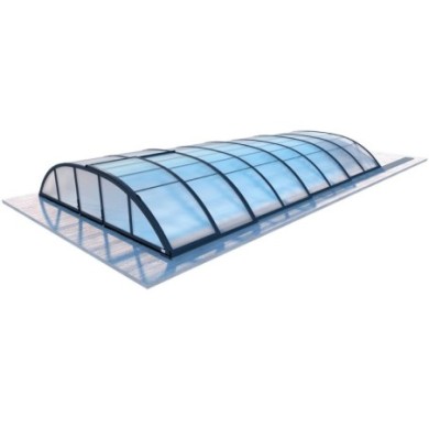 Zwembadoverkapping Horizon – 7.43x3.5 m – poliwęglan komorowy 8 mm – voor zwembad BAS7308