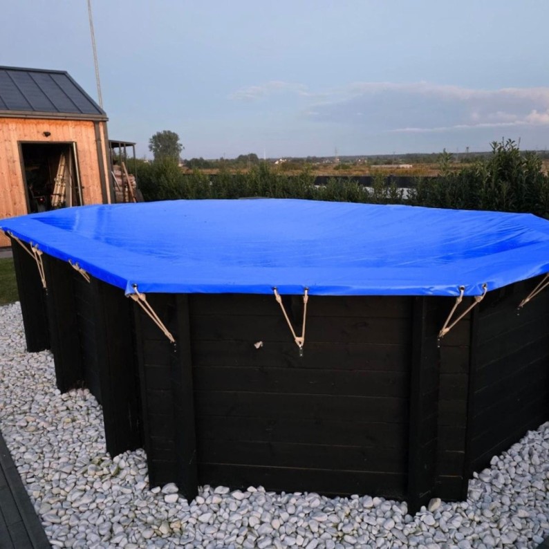 Winterafdekking 3.41 x 3.41 m voor zwembad BAS7301