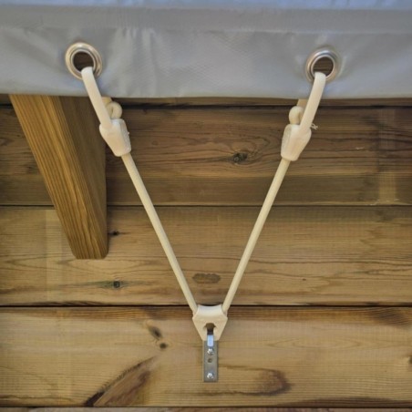 Winterafdekking 7.46 x 4.13 m voor zwembad BAS7305