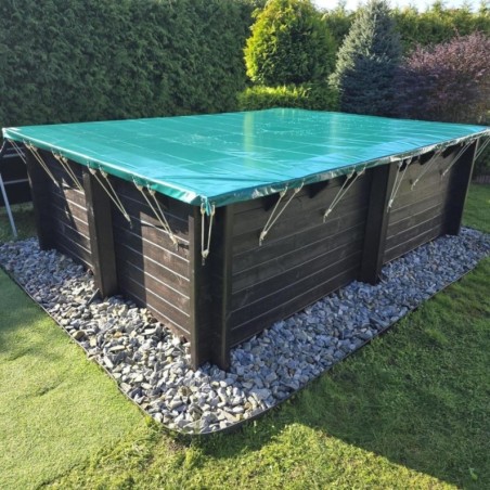 Winterafdekking 6.26 x 3.01 m voor zwembad BAS7307