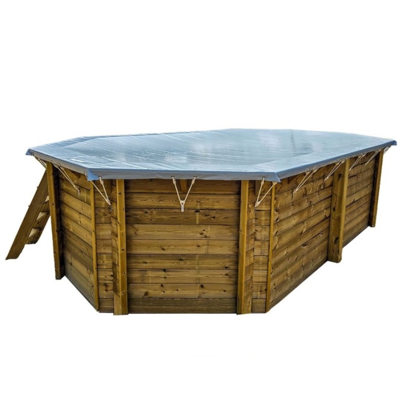 Winterafdekking 7.16 x 3.91 m voor zwembad BAS7308