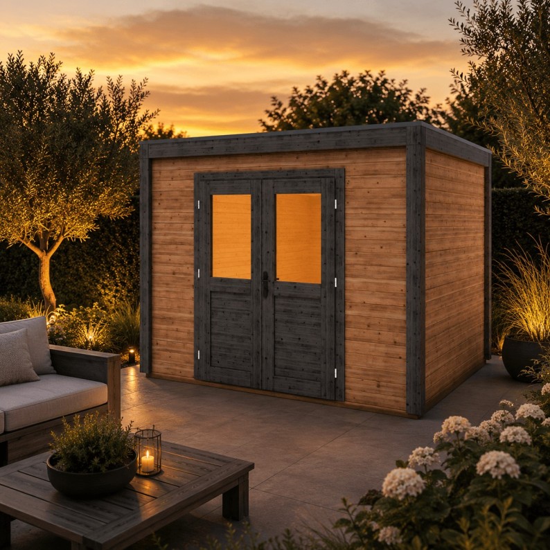 Modern Tuinhuis | Sora 300x300cm | Geïmpregneerd