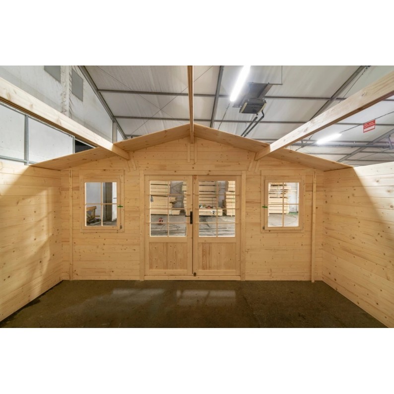 Tuinhuis Apeldoorn 500x400 cm | 40mm | Onbehandeld