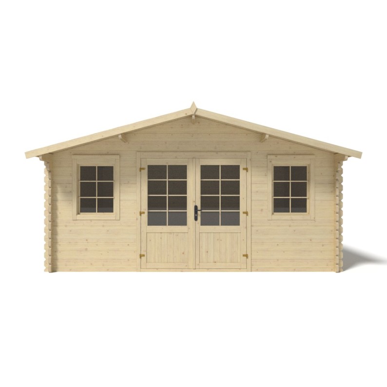 Tuinhuis Apeldoorn 500x400 cm | 40mm | Onbehandeld