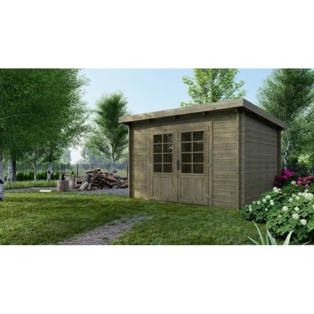 Houten tuinhuis  m² - x m -  mm - Geïmpregneerd