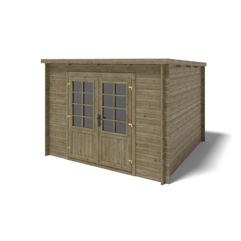 Houten tuinhuis  m² - x m -  mm - Geïmpregneerd