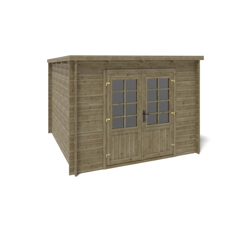 Houten tuinhuis  m² - x m -  mm - Geïmpregneerd