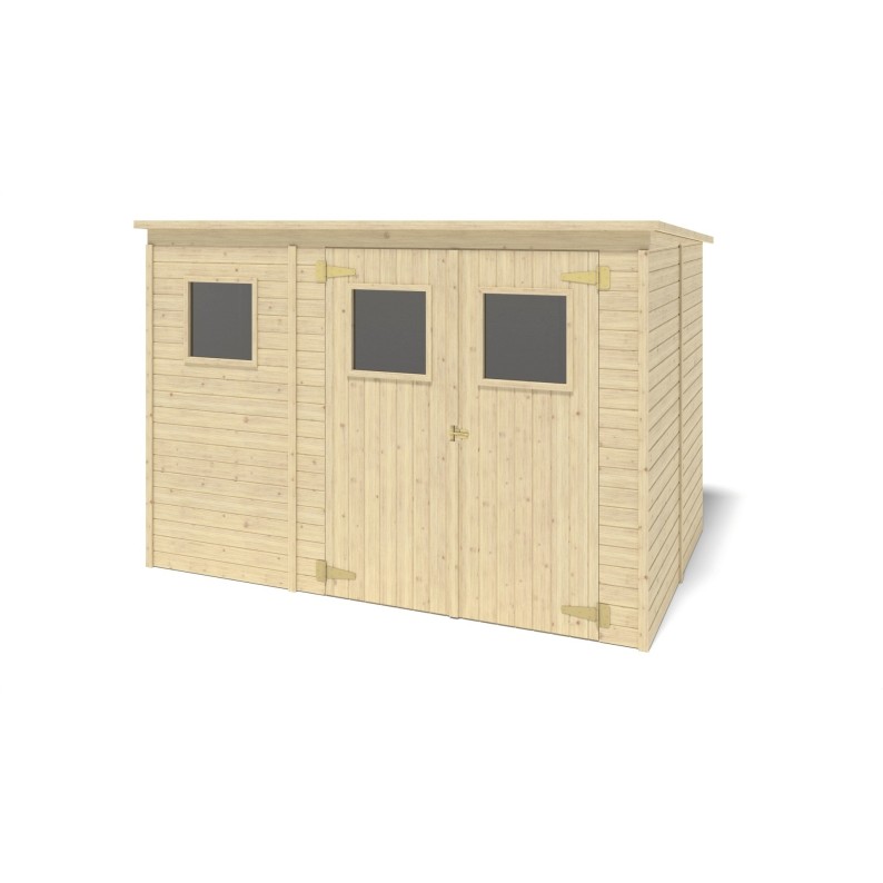 Paneel Tuinhuis Willem | 270x180cm | 19mm | Onbehandeld