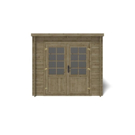 Houten tuinhuis 5 m² - 2.5x2 m - 28 mm - Geïmpregneerd