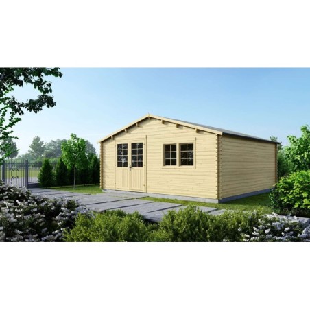 Houten tuinhuis 36 m² - 6x6 m - 40 mm