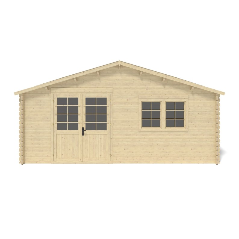 Houten tuinhuis 36 m² - 6x6 m - 40 mm