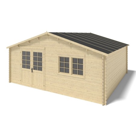 Houten tuinhuis 36 m² - 6x6 m - 40 mm