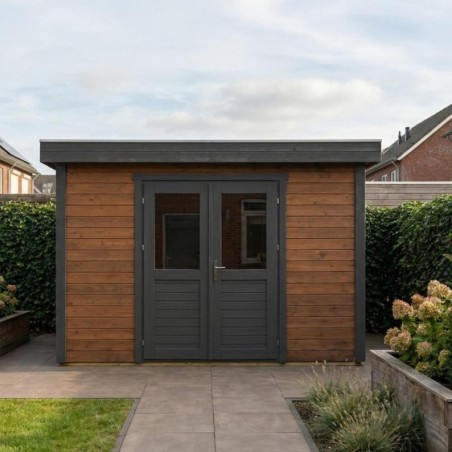 Houten tuinhuis Freya 400x400 4.09x4.09 m