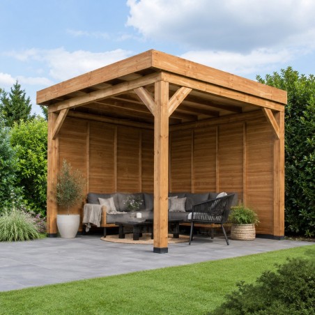 Douglas overkapping 300x300 cm | Sterk en stijlvol