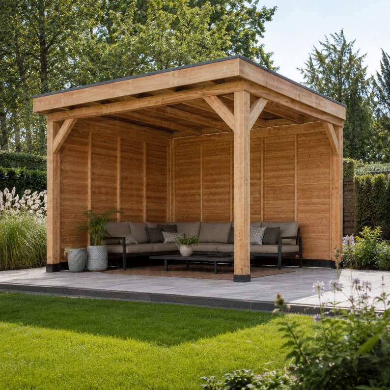 Douglas overkapping 400x300 cm | Sterk en stijlvol