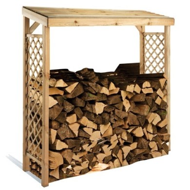 Houtopslag 1.96 m³ - 1.8x0.64 m - H.1.8 m - Geïmpregneerd