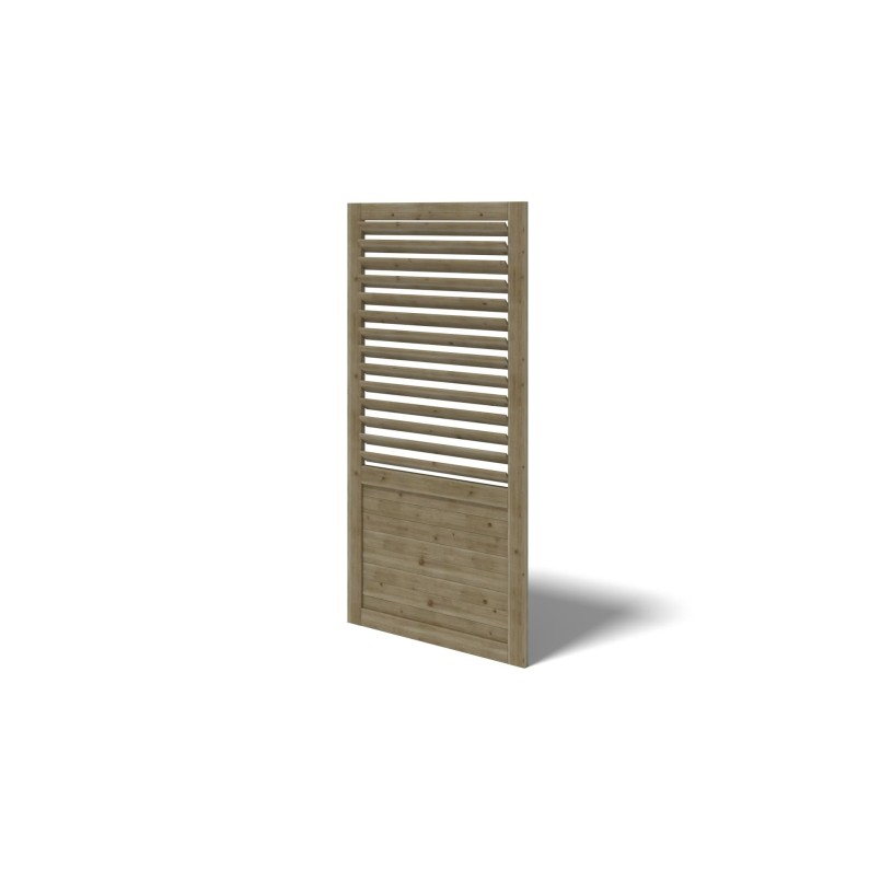 Paneel voor prieel met lamellen 1,01 × 2,17 m