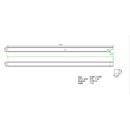 Tuinprieel 4.04x4.04 m met panelen - Geïmpregneerd