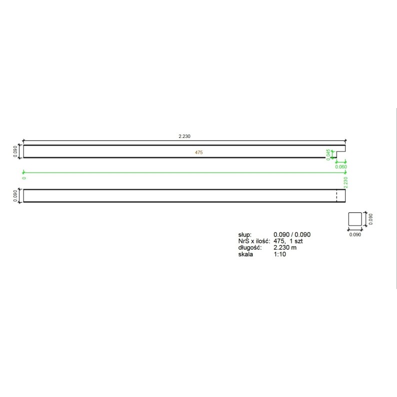 Tuinprieel 4.04x4.04 m met panelen - Geïmpregneerd