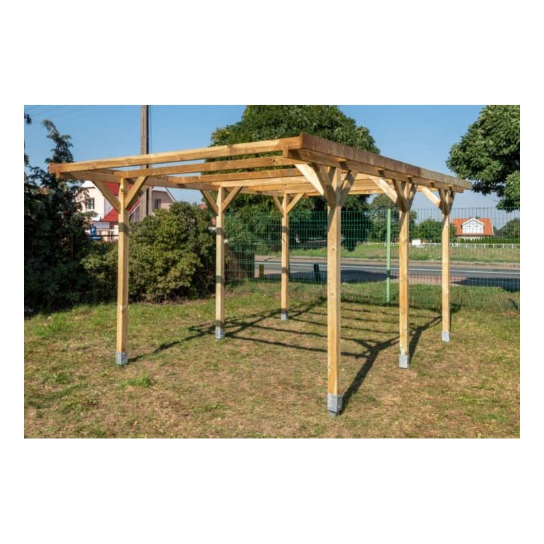 Carport, garageschuilplaats - 3.04x5.12 m - 15.57 m²