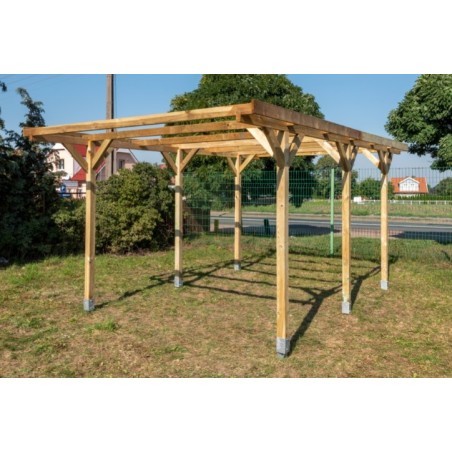 Carport, garageschuilplaats - 3.04x5.12 m - 15.57 m²