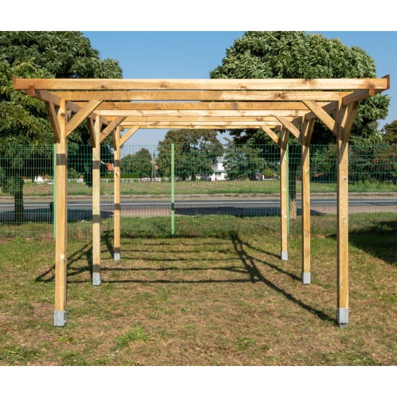 Carport, garageschuilplaats - 3.04x5.12 m - 15.57 m²