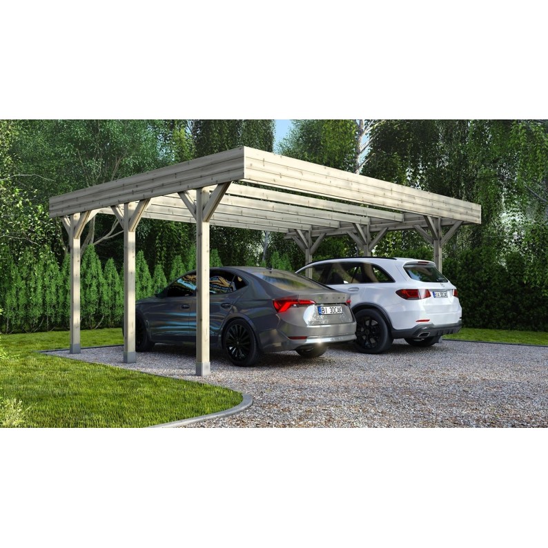 Carport, garageschuilplaats - 6.06x5.03 m - 30.48 m²