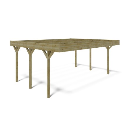 Carport, garageschuilplaats - 6.06x5.03 m - 30.48 m²