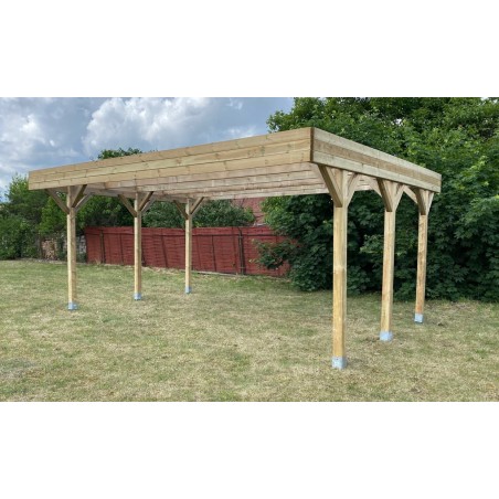 Carport, garageschuilplaats - 6.06x5.03 m - 30.48 m²