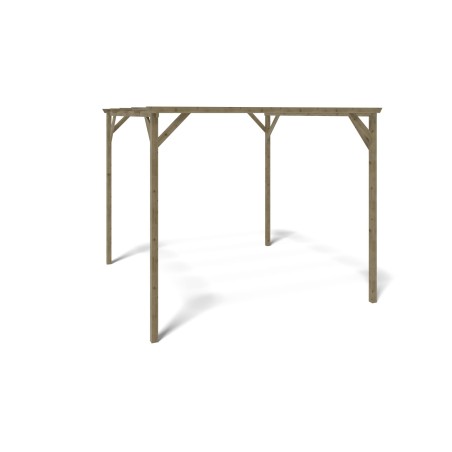 Carport, garageschuilplaats - 3x3 m - 9 m²