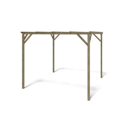 Carport, garageschuilplaats - 3x3 m - 9 m²