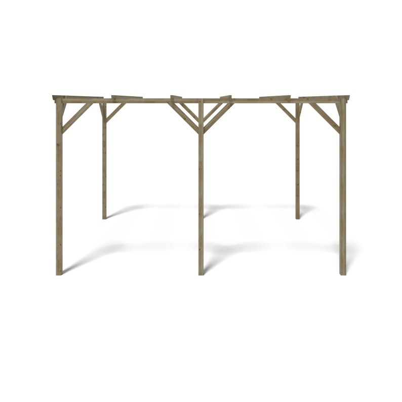 Carport, garageschuilplaats - 3x4 m - 12 m²