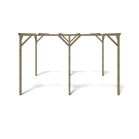 Carport, garageschuilplaats - 3x4 m - 12 m²