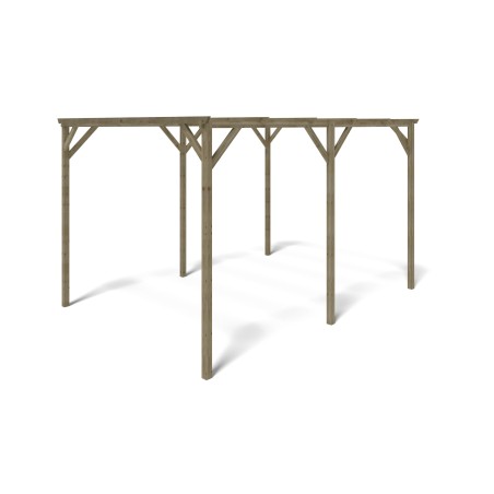 Carport, garageschuilplaats - 3x4 m - 12 m²