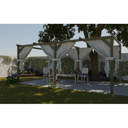 Carport, garageschuilplaats - 3x5.1 m - 15.3 m²