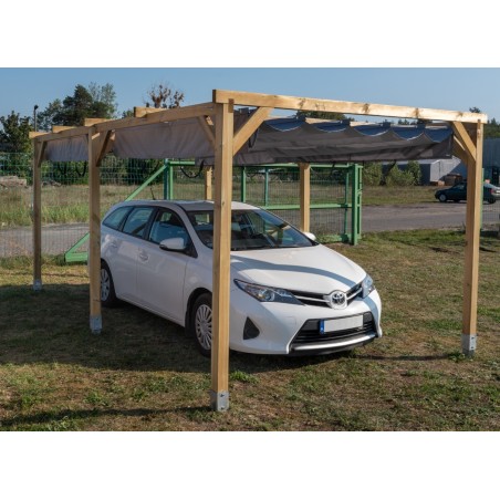Carport, garageschuilplaats - 3x5.1 m - 15.3 m²