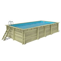 Houten tuinzwembaden