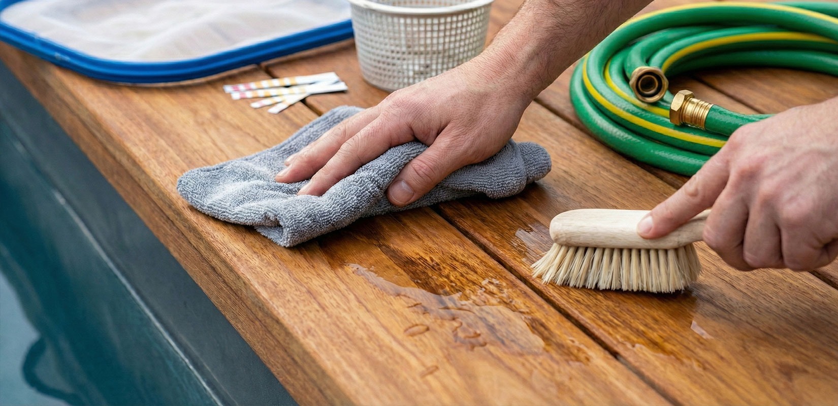 Hoe bereid je een zwembad voor na de winter?